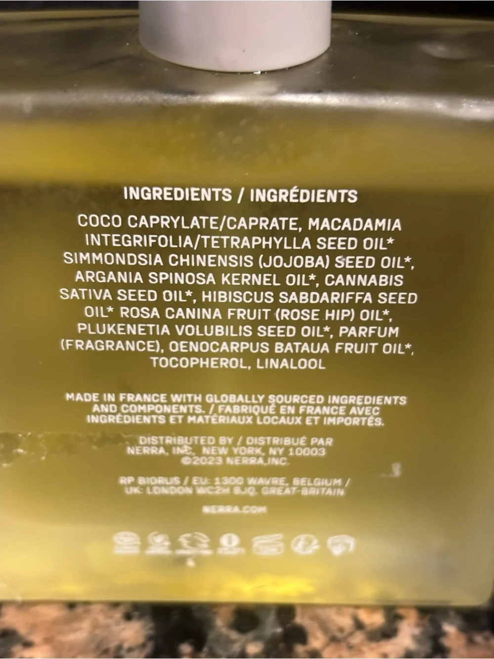 Dry Body Oil in Yellow — Nourishing Jasmine Body Oil